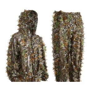 Costume de Camouflage 3D Feuillage – Ghillie Suit Léger Homme/Femme