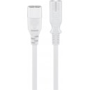 C&acirc;ble de rallonge C7/C8, 2 m, blanc