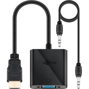 HDMI&trade; vers adaptateur VGA, nickel&eacute;