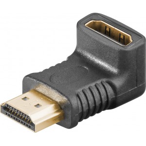 Adaptateur coud&eacute; HDMI&trade;, Dor&eacute;